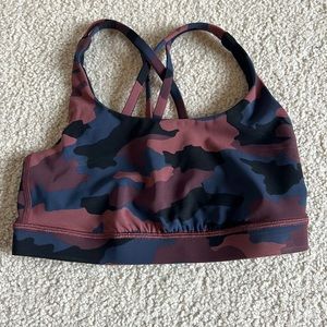 Camo strappy lululemon sports bra